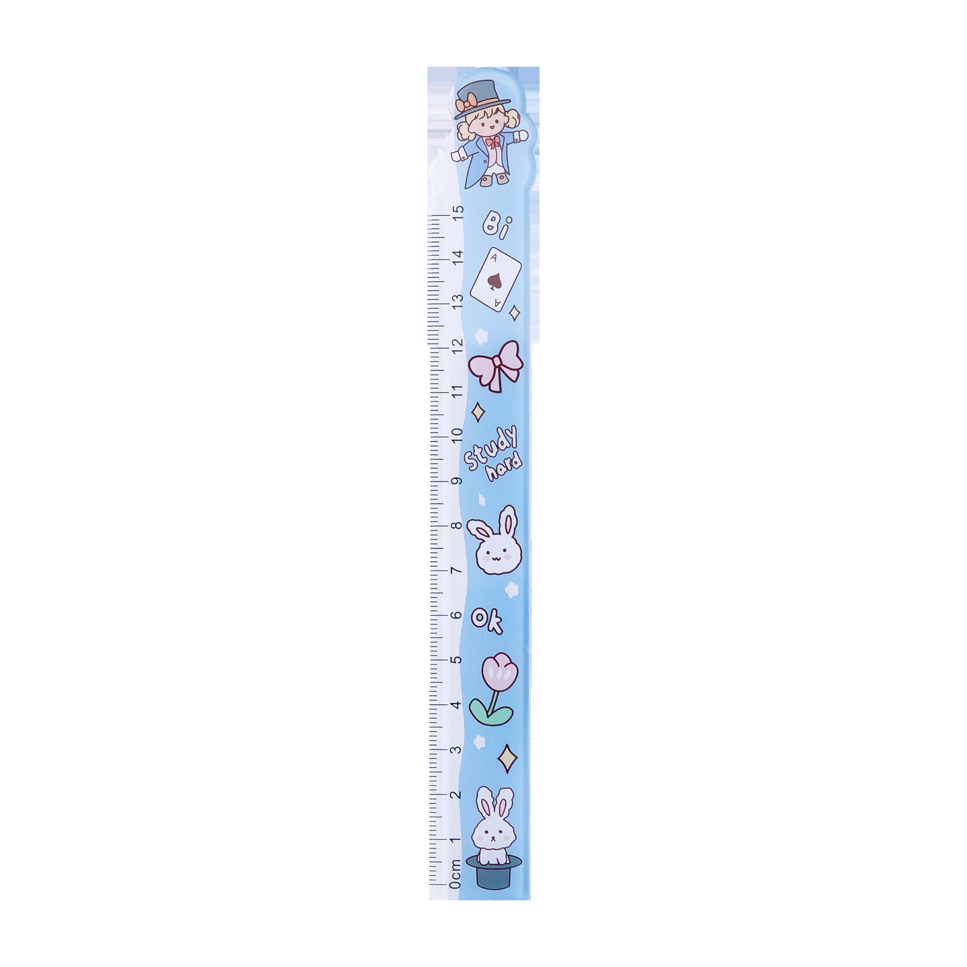 Wholesale Cute Semi Transparent Plastic Rulers